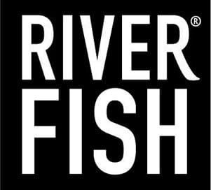 River Fish logo brend premium konzervirane pastrmke iz Srbije