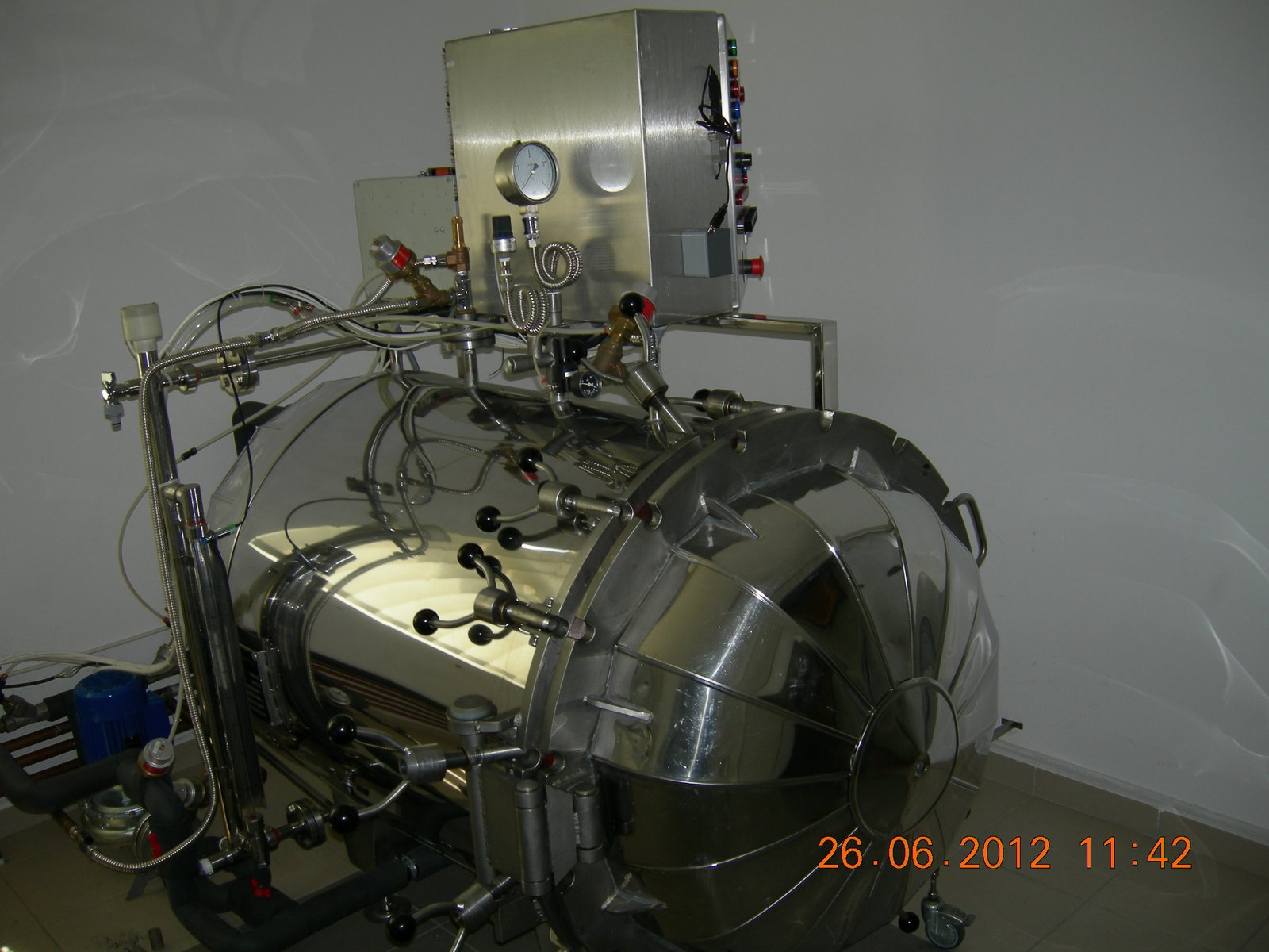Bespoke instruments and control panels mapping the River Fish technology parameters, Belgrade