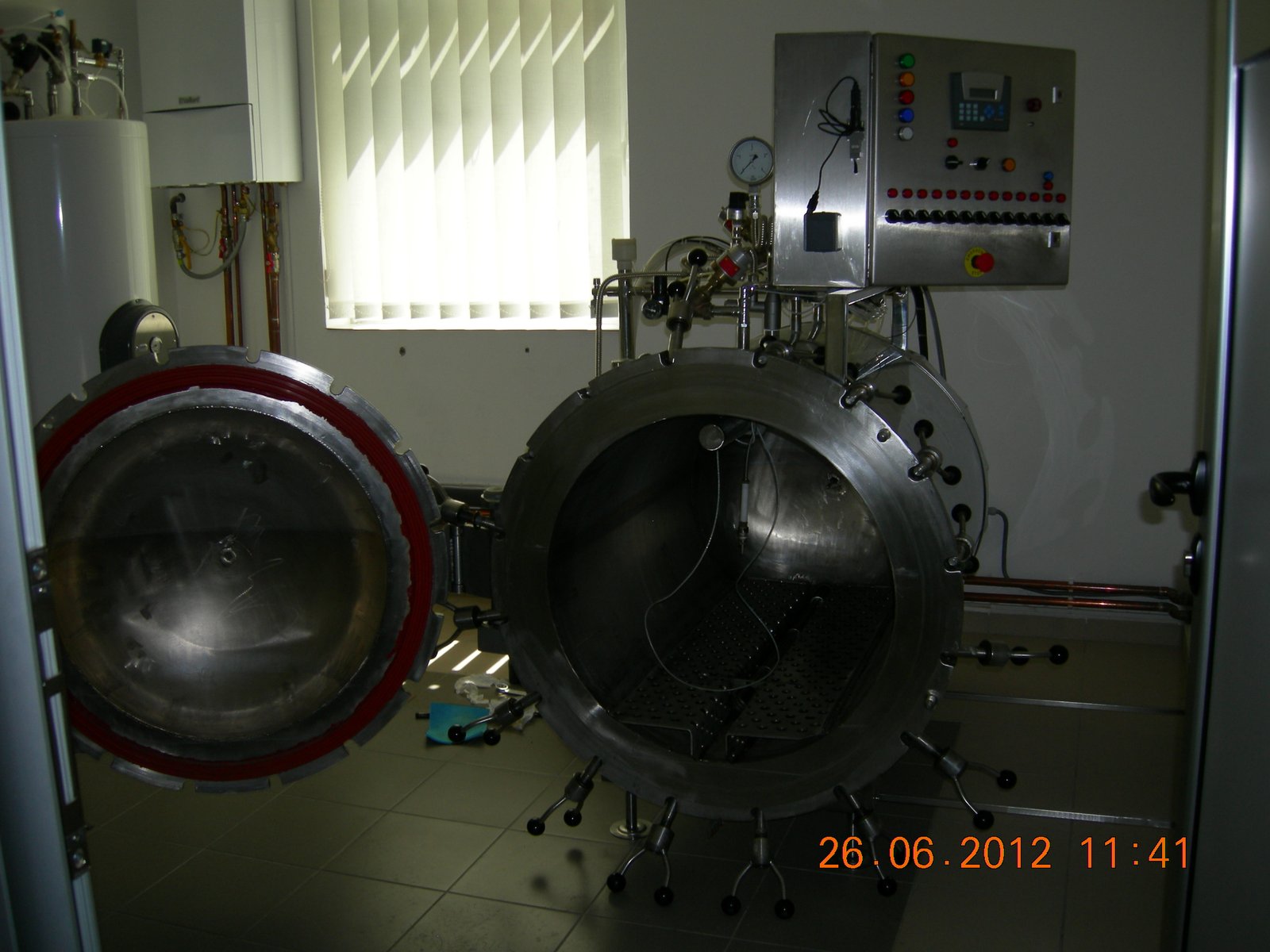 Internal view of the historical curation vault designed for the River Fish technology process, Belgrade