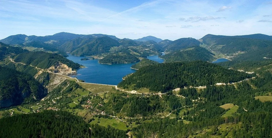 Lake Zaovine, Tara Mountains, Serbia