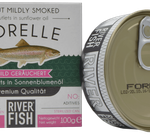 Last Catch 2016 Forelle Vintage Räucherforelle in Sonnenblumenöl River Fish Dose und Verpackung